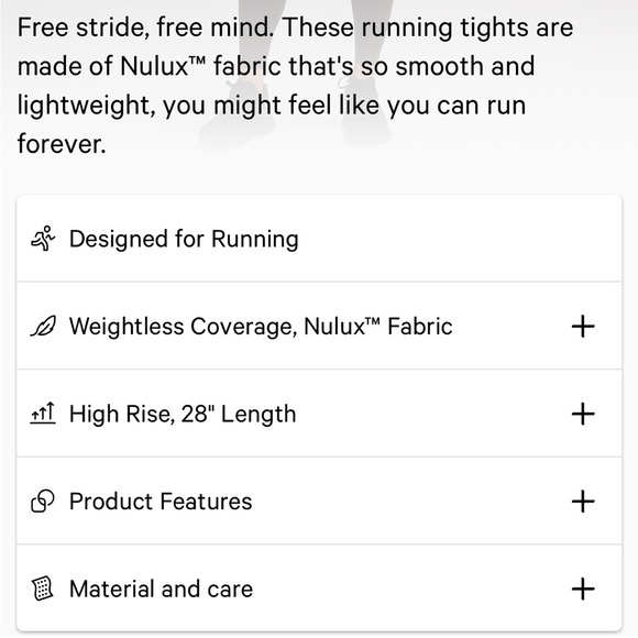 [lululemon] Base Pace High-Rise Tight 28" - Picture 4 of 5